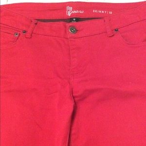 Red Skinny Jeans